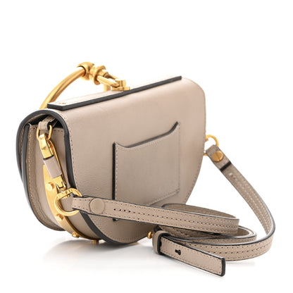 Chloe Calfskin Small Nile Bracelet Minaudiere Bag Motty Grey 3 of 10