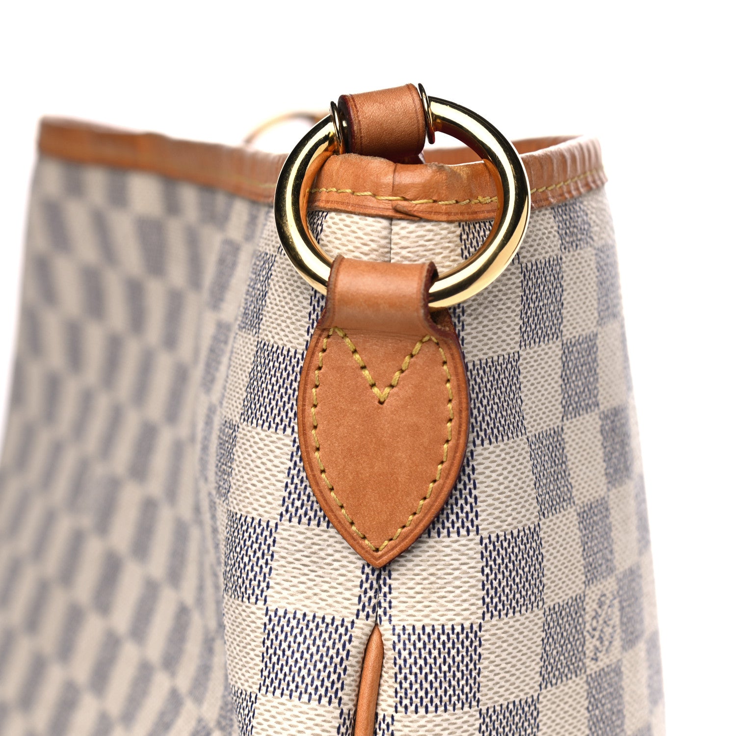 Louis Vuitton Damier Azur Delightful MM Pink 34 of 44