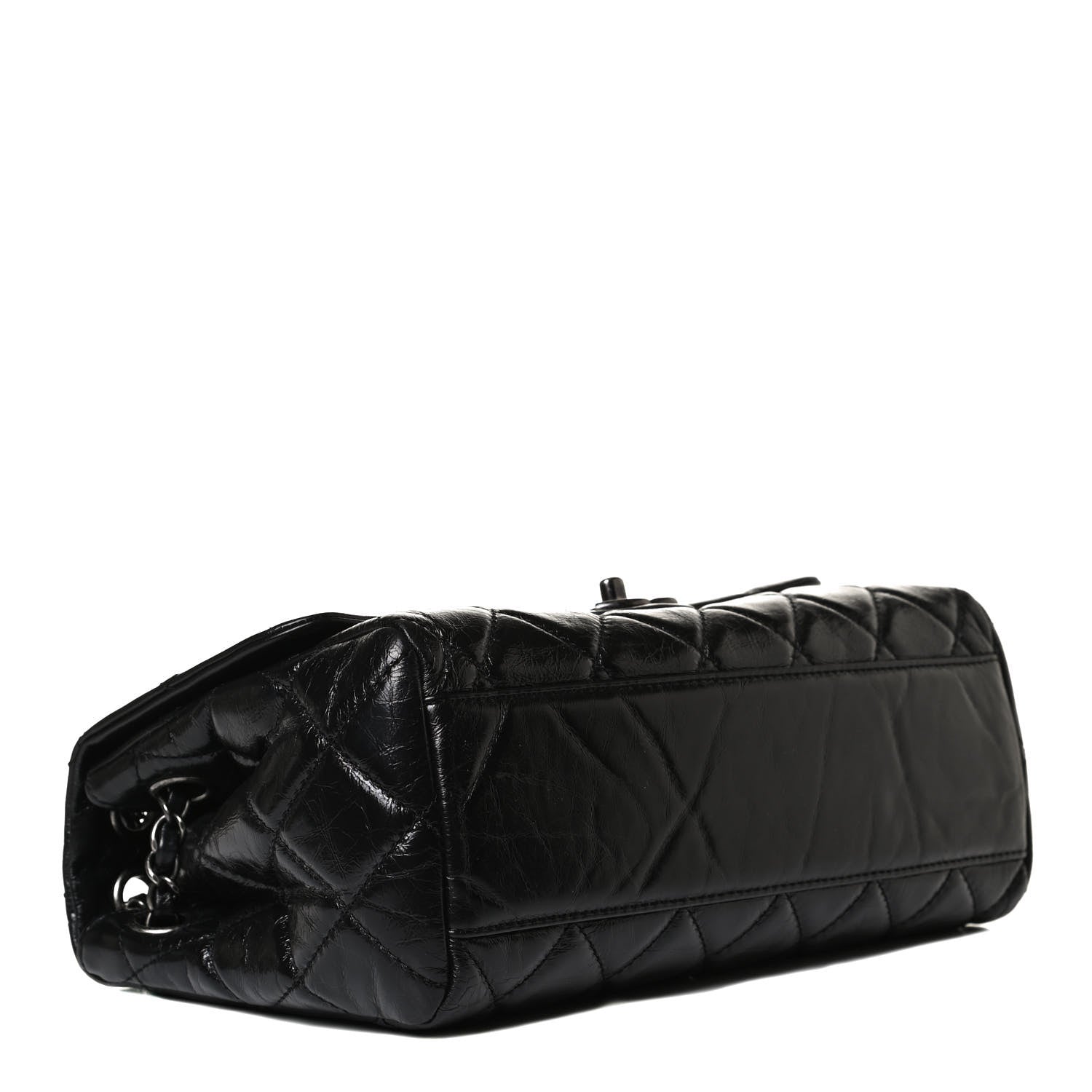 Chanel Glazed Calfskin Quilted Coco Soft Flap Black 4 of 10