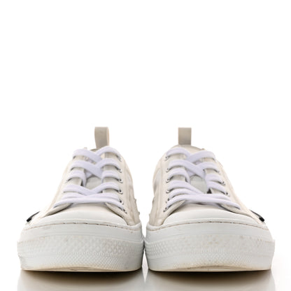 Christian Dior Technical Canvas Oblique Mens B23 Low Top Sneaker 42 White 2 of 17