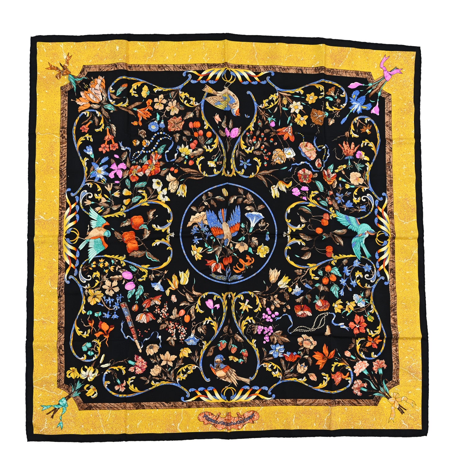 Hermes Silk Pierres d'Orient Et d'Occident Scarf 90 1 of 3