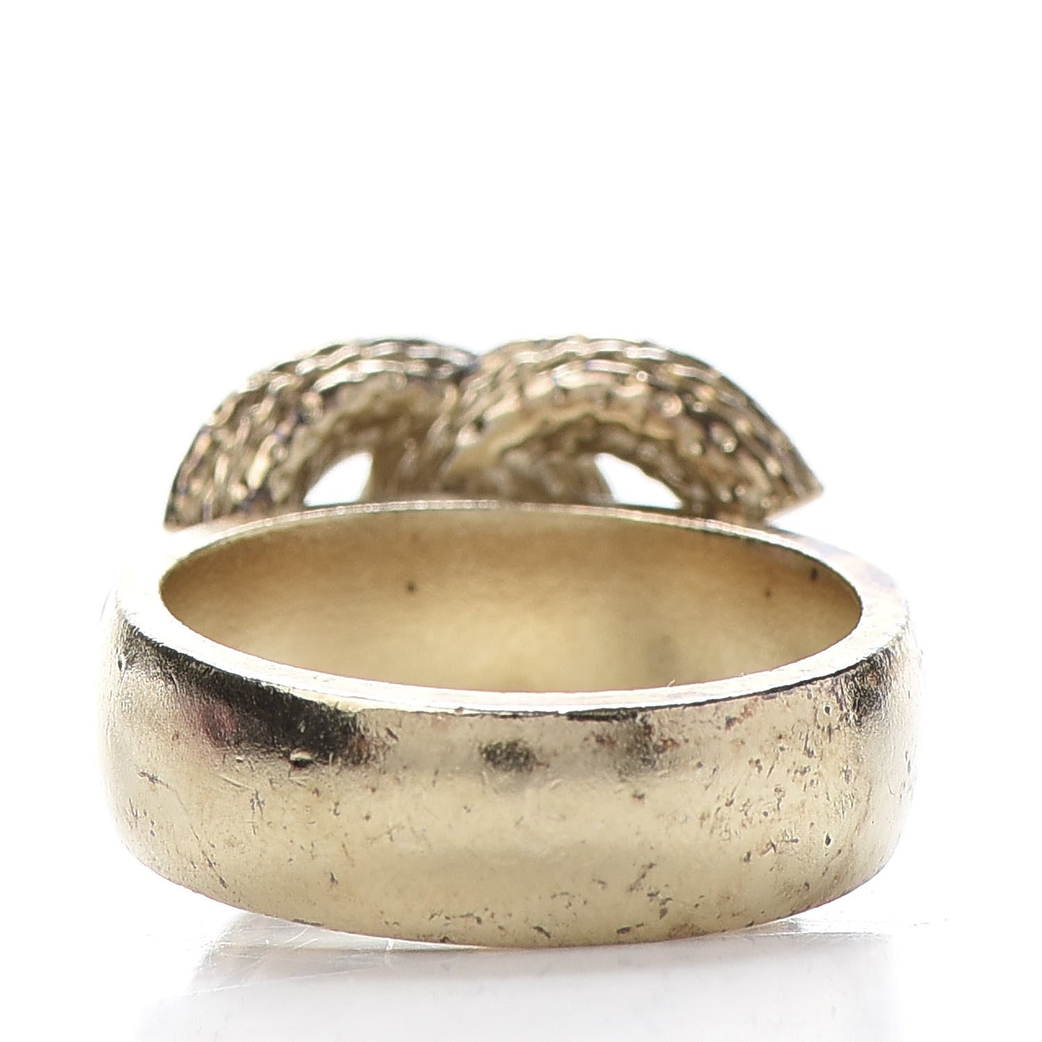 Chanel Pearl CC Ring 51 Gold 3 of 6