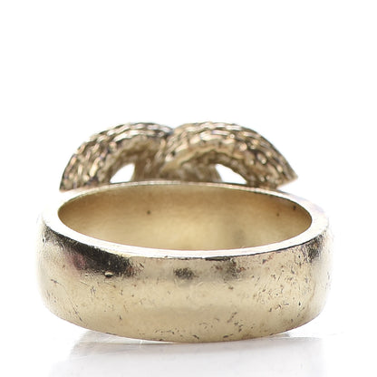 Chanel Pearl CC Ring 51 Gold 3 of 6