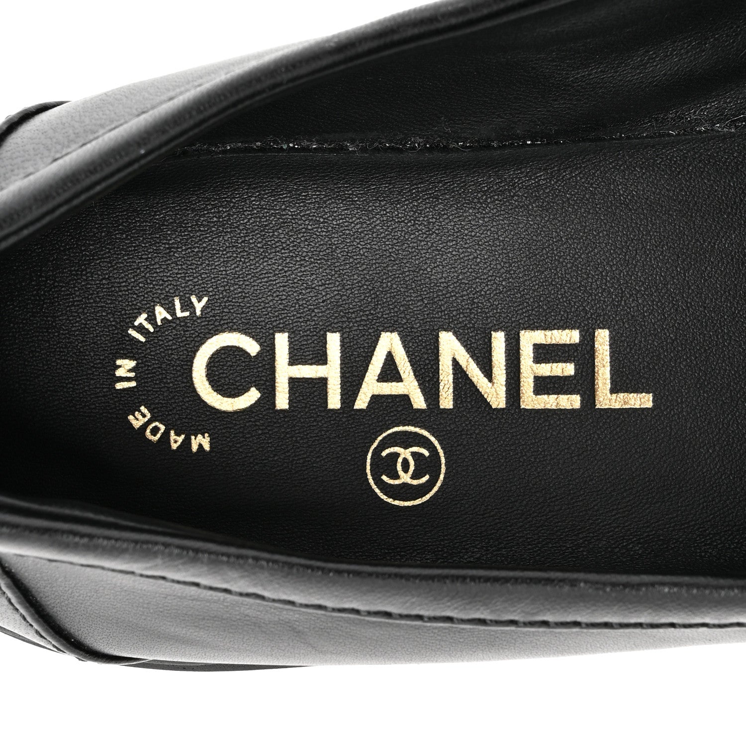 Chanel Lambskin Quilted CC Turnlock Loafers 39 Black 7 of 8