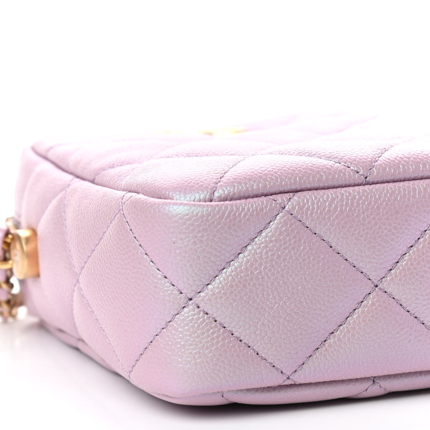 Chanel Iridescent Caviar Quilted Vertical My Perfect Camera Case Pink 6 of 9