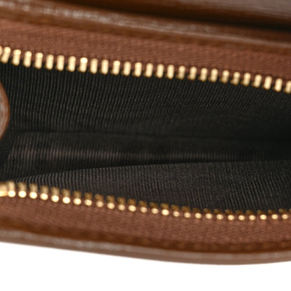 Gucci GG Supreme Monogram Horsebit 1955 Card Case Wallet Beige Ebony Brown Sugar 6 of 9