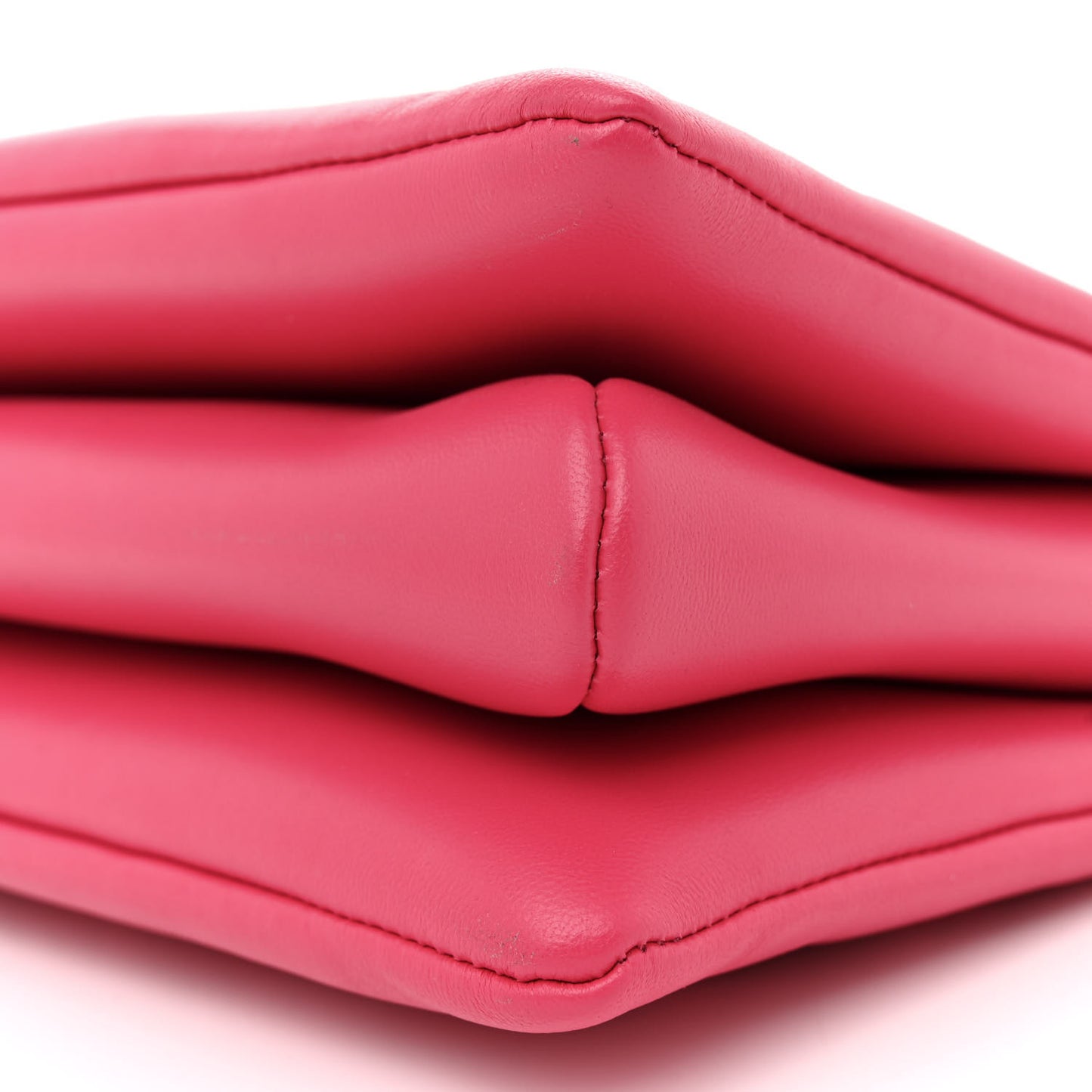 Lambskin Embossed Monogram Coussin PM Rose Bougainvillier Pink