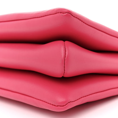 Louis Vuitton Lambskin Embossed Monogram Coussin PM Rose Bougainvillier Pink 10 of 11