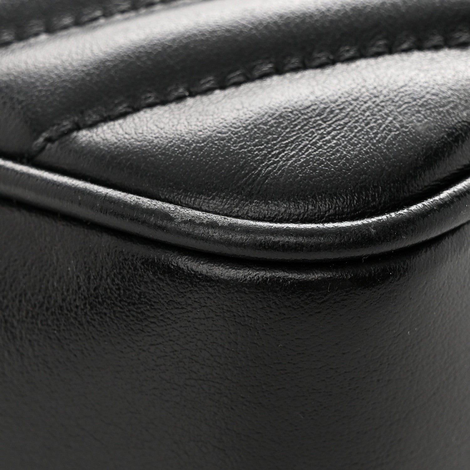 Saint Laurent Calfskin Matelasse Monogram Lou Camera Bag Black 11 of 12