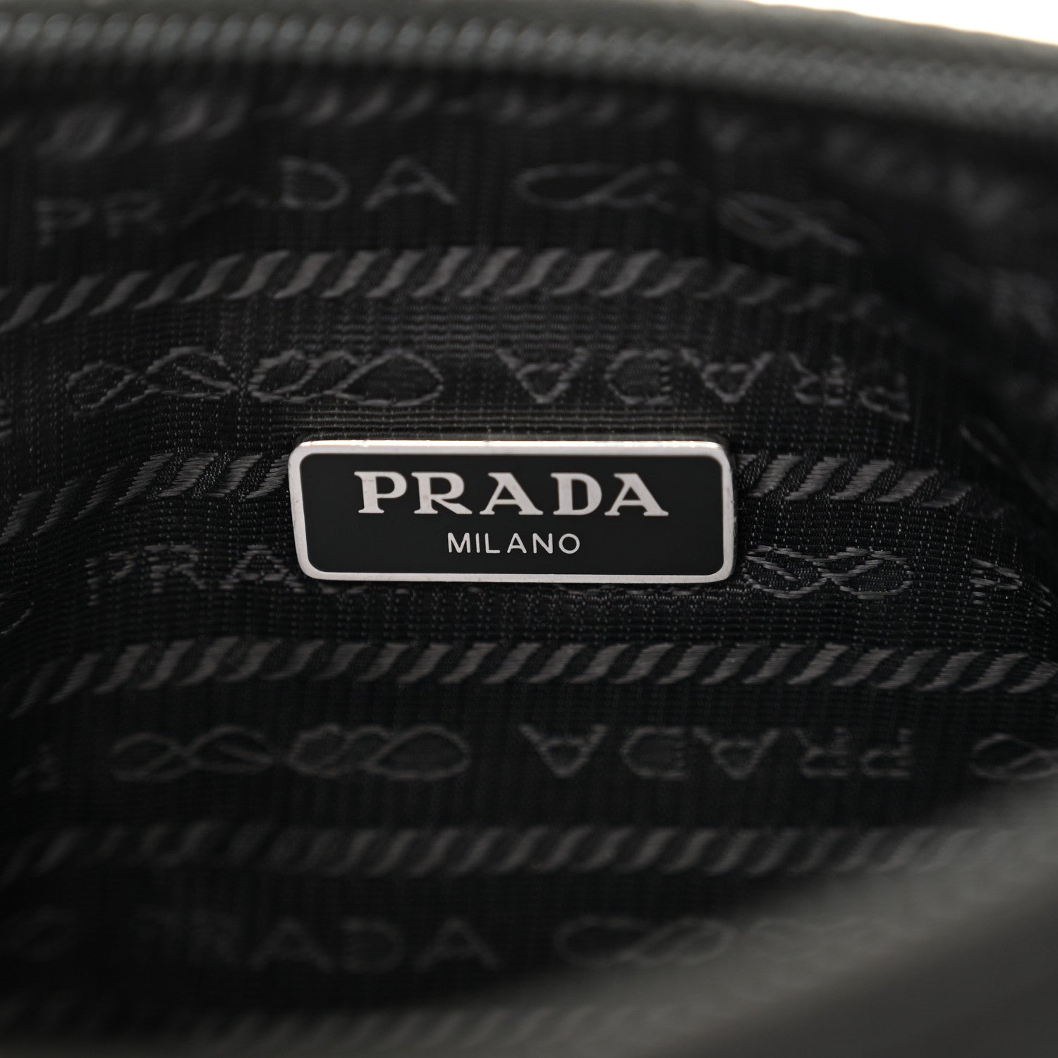 Prada Tessuto Nylon Mini Re-Edition 2000 Bag Black 6 of 13