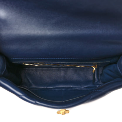 Valentino Garavani Nappa Large Roman Stud Shoulder Bag Marine 5 of 9