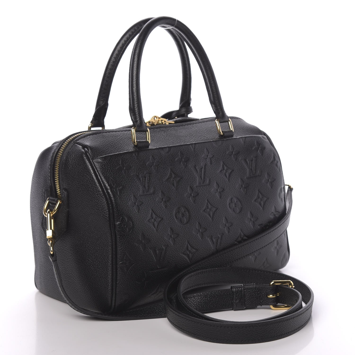Louis Vuitton Empreinte Speedy Bandouliere 25 NM Black 3 of 9