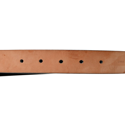 Louis Vuitton Calfskin 40mm LV Initiales Reversible Belt Dark 90 36 Dark Brown Black 6 of 8