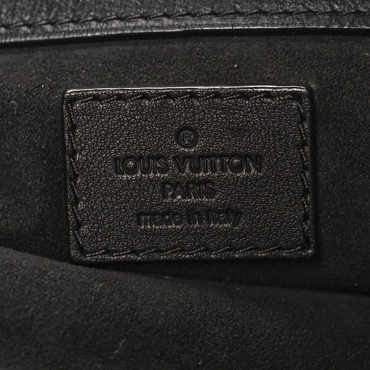 Monogram Lambskin Antheia Lilia GM Black