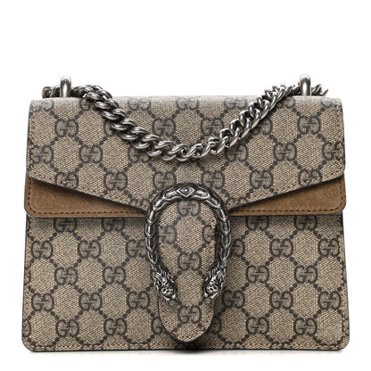 Gucci GG Supreme Monogram Mini Dionysus Shoulder Bag Taupe 1 of 16