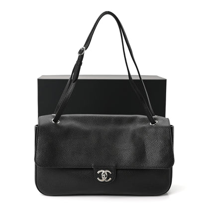 Chanel Grained Calfskin Small Souplissimo Maxi Flap Black 10 of 10