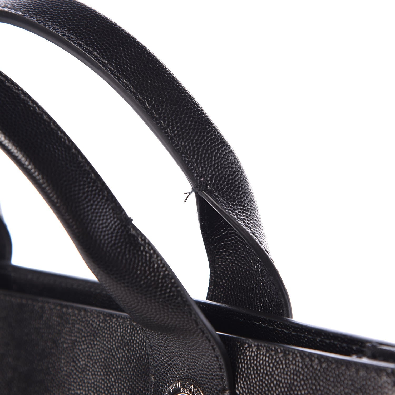 Chanel Caviar Small Studded Deauville Tote Black 9 of 9