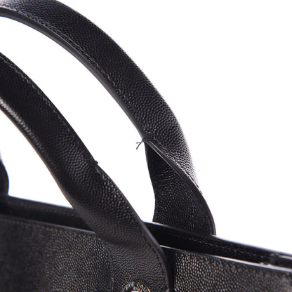 Chanel Caviar Small Studded Deauville Tote Black 9 of 9