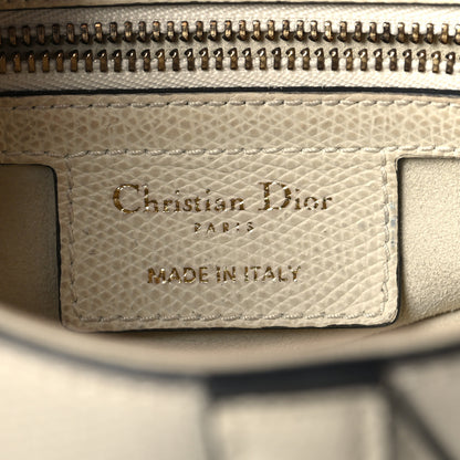 Christian Dior Grained Calfskin Saddle Bag White 6 of 14