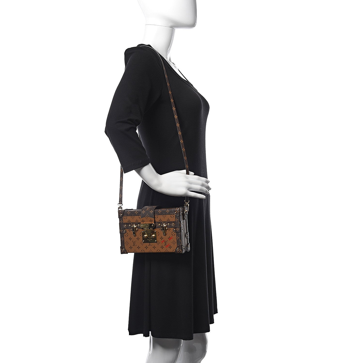 Louis Vuitton Reverse Monogram Petite Malle 2 of 9
