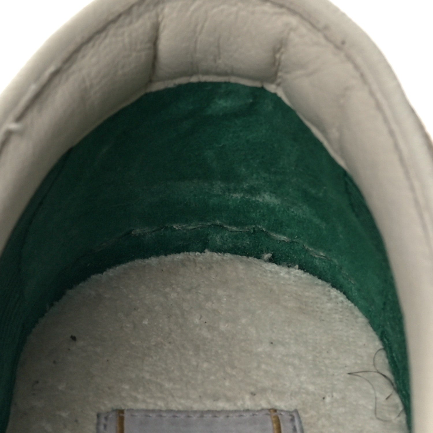 Gucci GG Monogram Womens 1977 Tennis Slip On 30mm Sneakers 37.5 Beige Ebony Mystic White 9 of 9