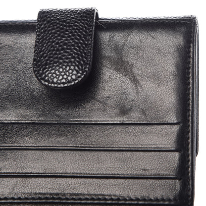 Chanel Caviar Timeless CC Compact French Wallet Black 10 of 11