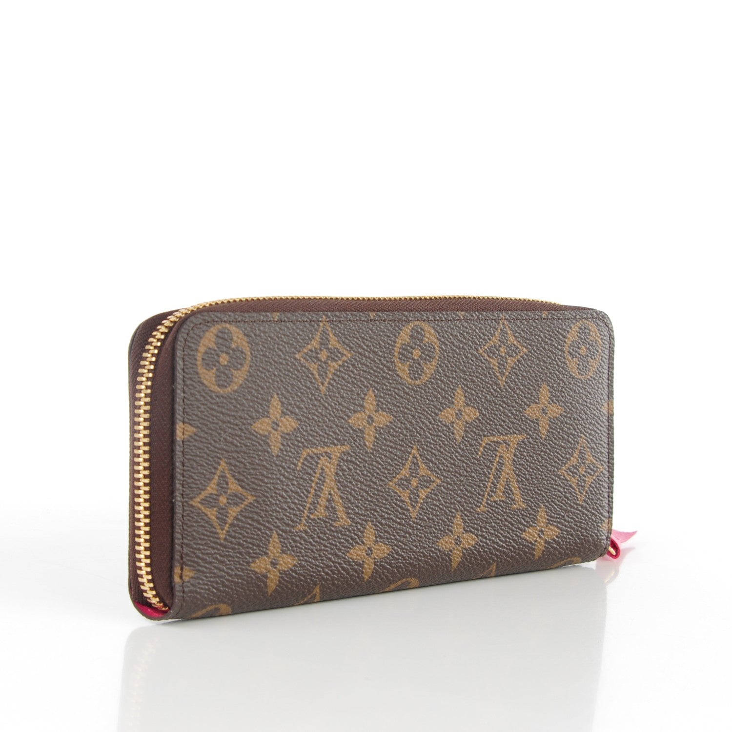 Louis Vuitton Monogram Clemence Wallet Fuchsia 3 of 7