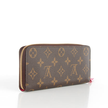 Louis Vuitton Monogram Clemence Wallet Fuchsia 3 of 7