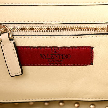 Valentino Garavani Vitello Mini Rockstud Tote Ivory 6 of 13