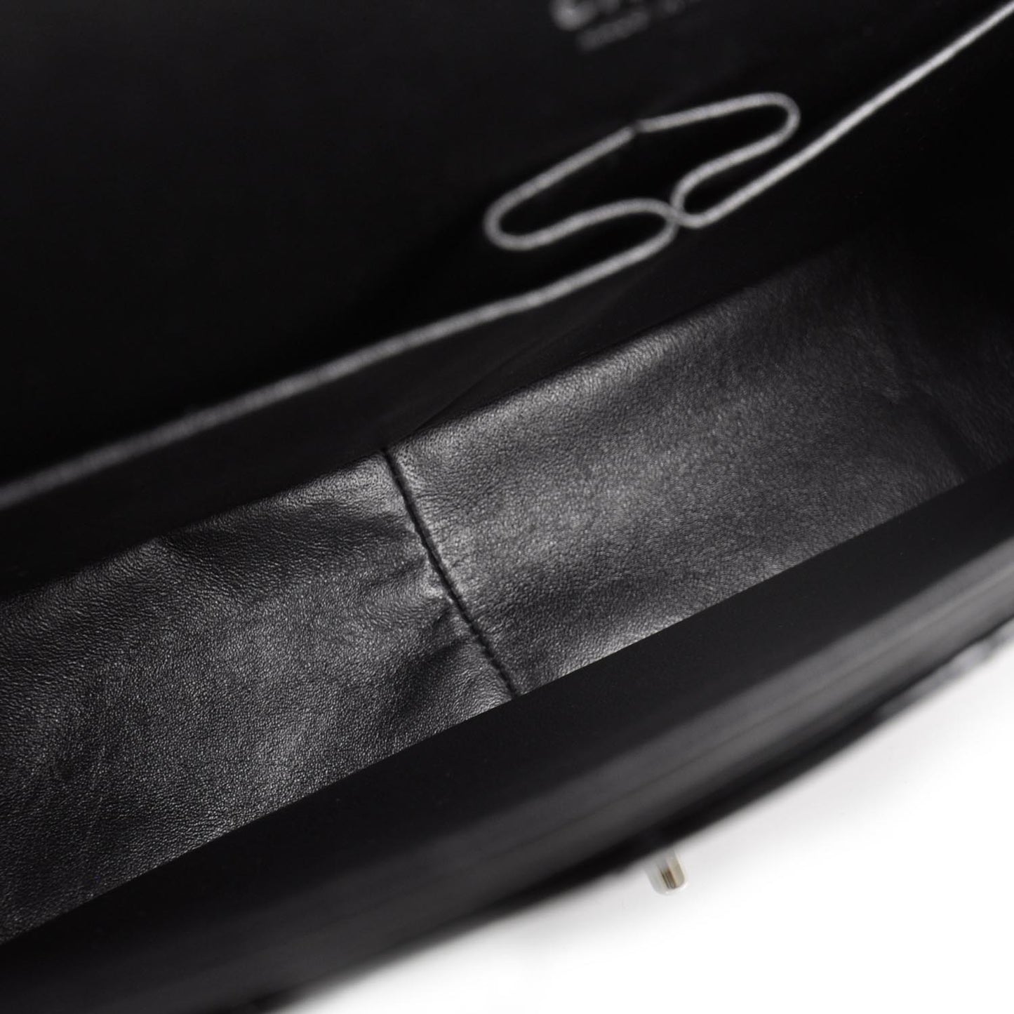 Patent Maxi Double Flap Black SHW