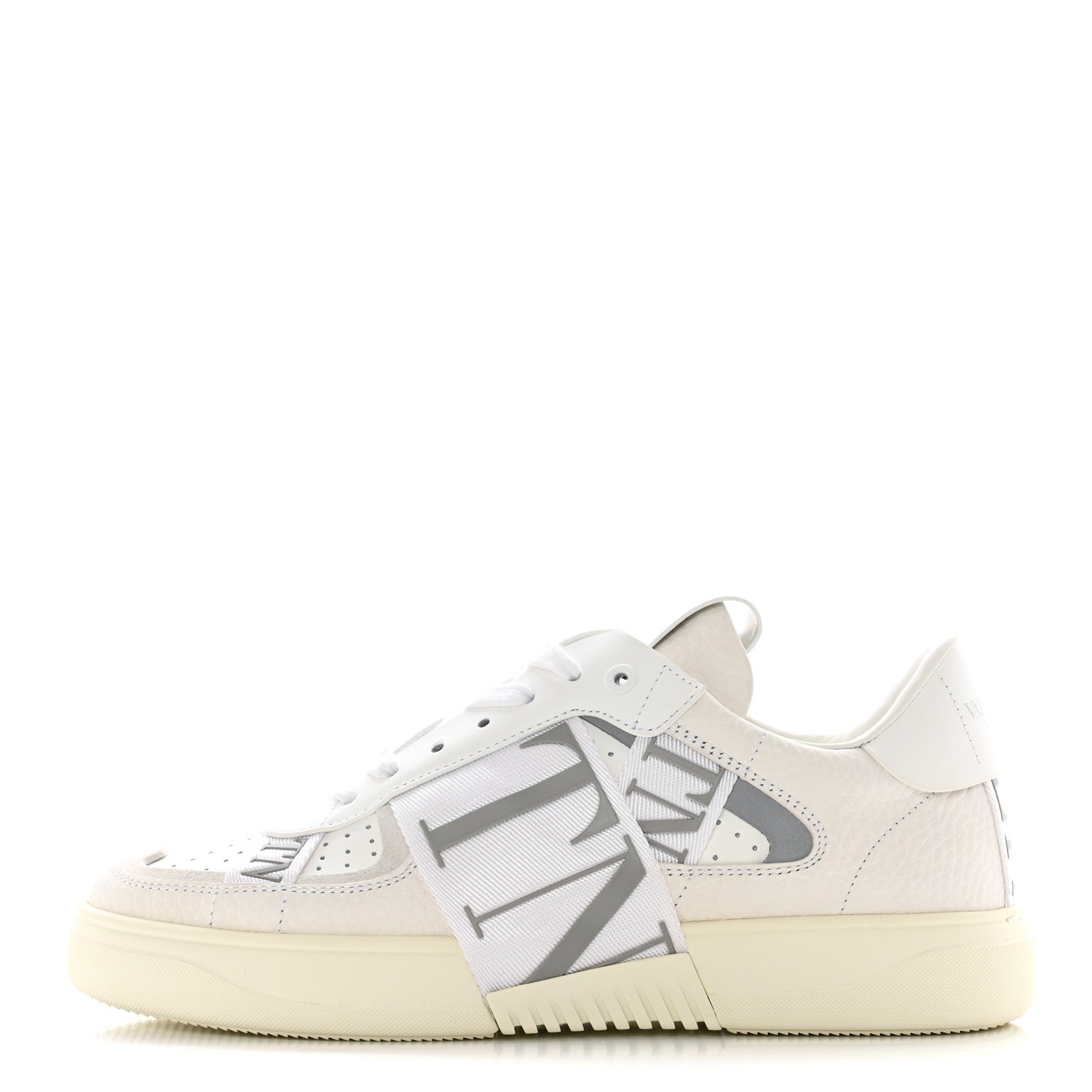 Valentino Garavani Calfskin Womens VL7N Sneakers 37.5 White Ice 1 of 11