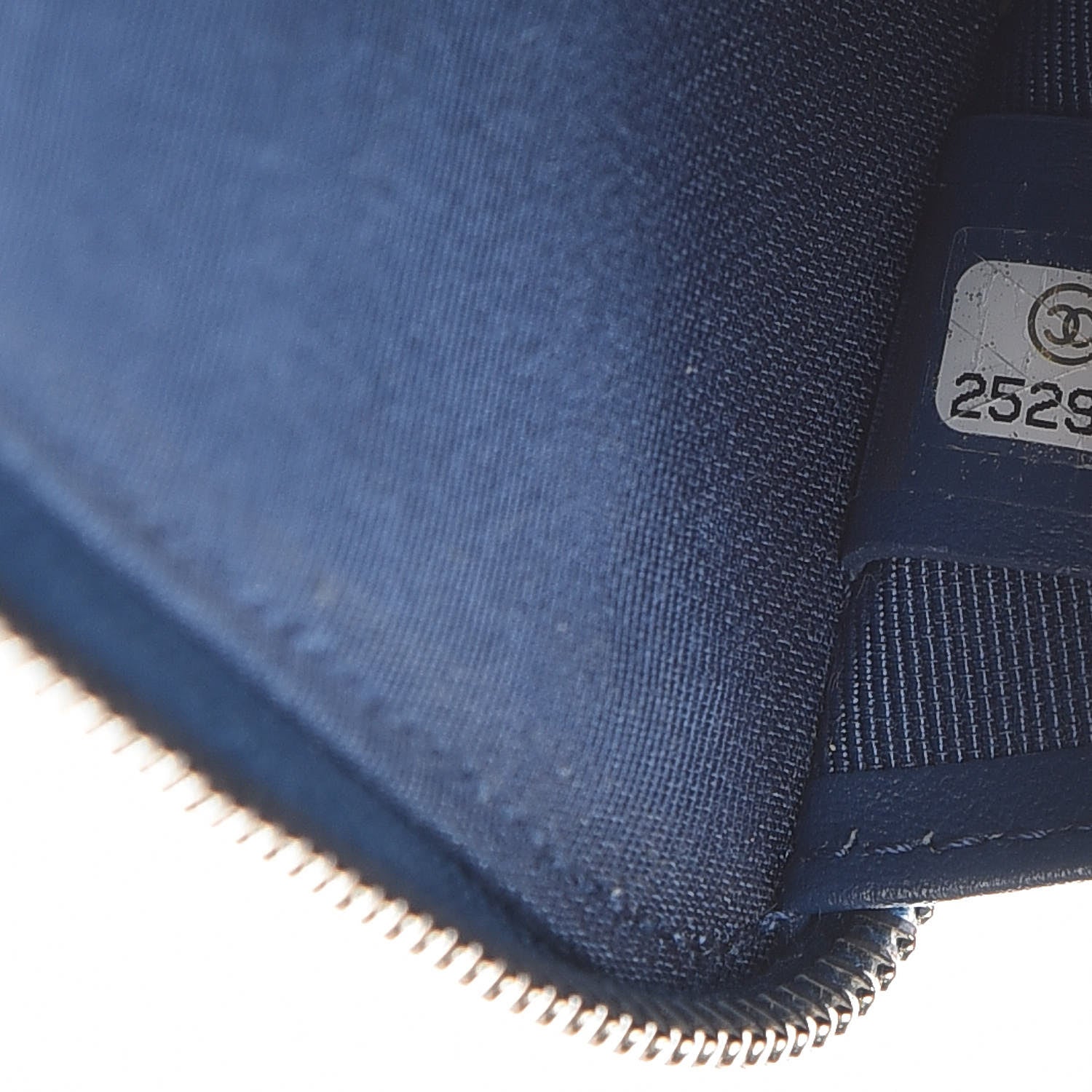 Chanel Caviar Quilted Key Holder Case Blue 7 of 8