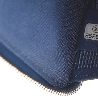Chanel Caviar Quilted Key Holder Case Blue 7 of 8
