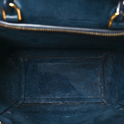 Celine Grained Calfskin Nano Belt Bag Abyss Blue 5 of 13