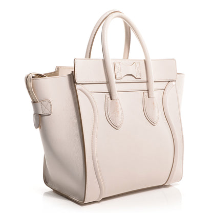 Celine Drummed Calfskin Mini Luggage 3 of 10