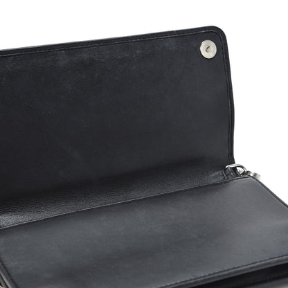 Prada Nappa Gaufre Wallet On Chain Black 9 of 12