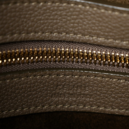 Celine Soft Grained Calfskin Small Belt Cabas Phantom  Taupe 6 of 12