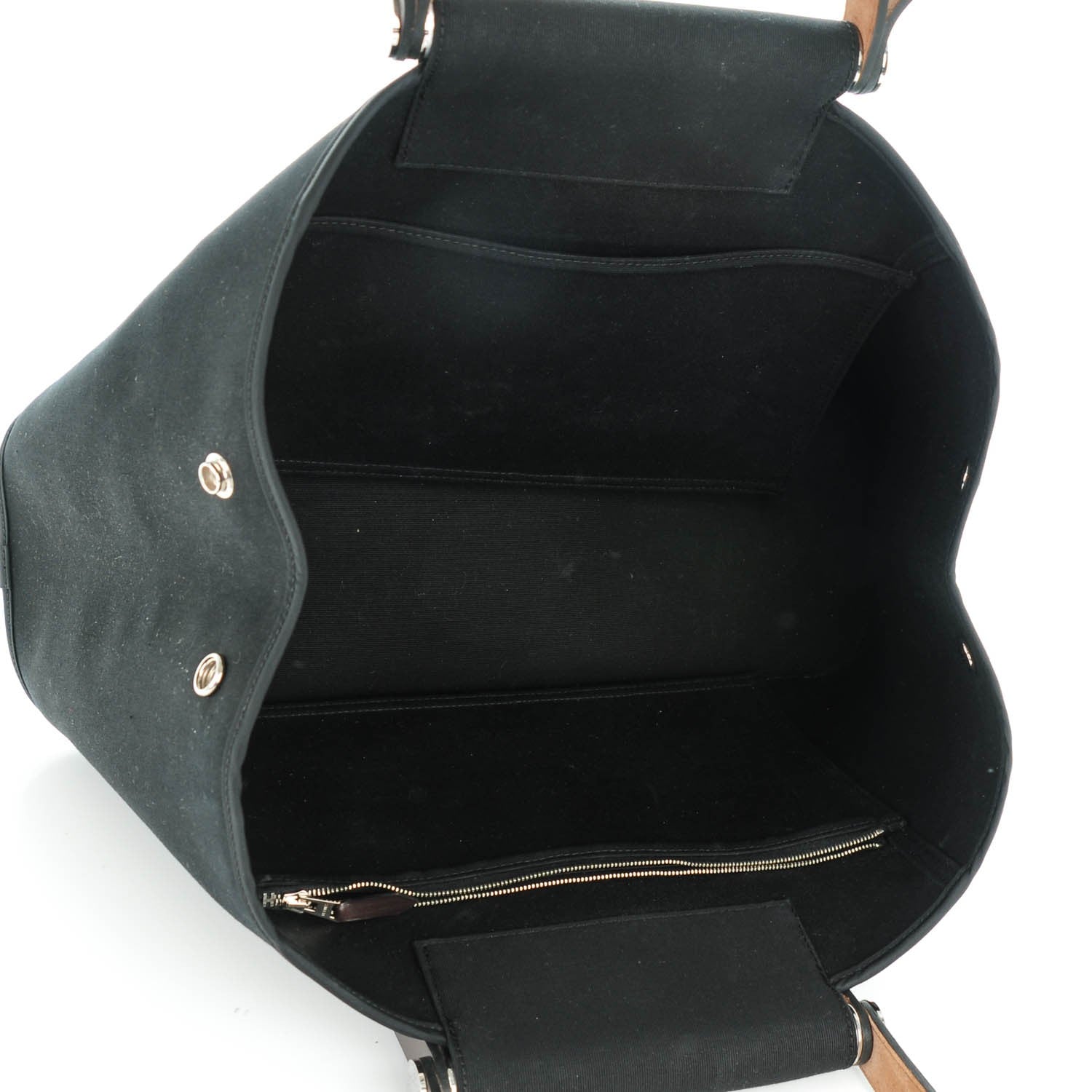 Hermes Toile Cabag 39 Black 6 of 9