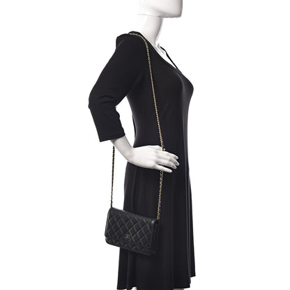 Chanel Caviar Quilted Wallet On Chain WOC Black 2 of 11