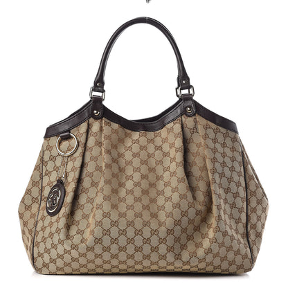 Gucci Monogram Large Sukey Tote Dark Brown 1 of 22