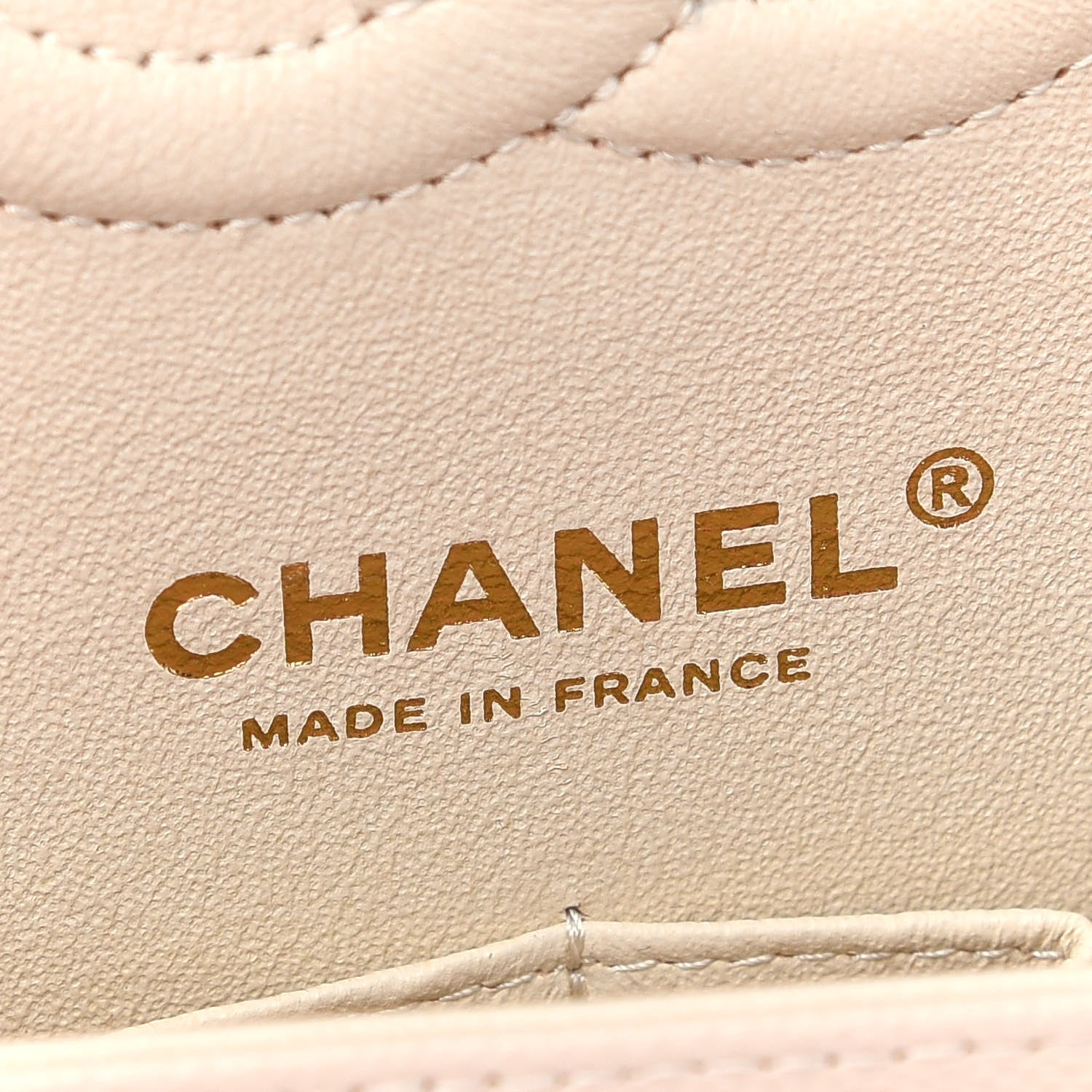 Chanel Caviar Quilted Medium Double Flap Light Beige 5 of 8