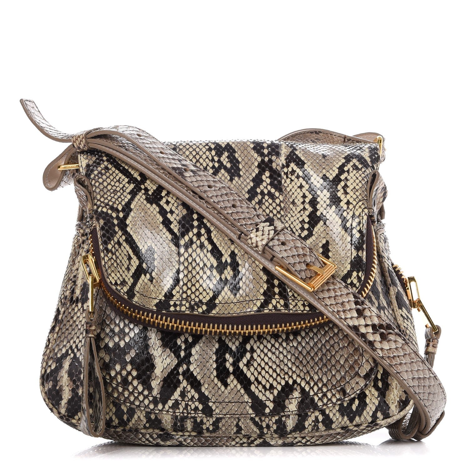 Tom Ford Python Medium Jennifer Natural 1 of 8
