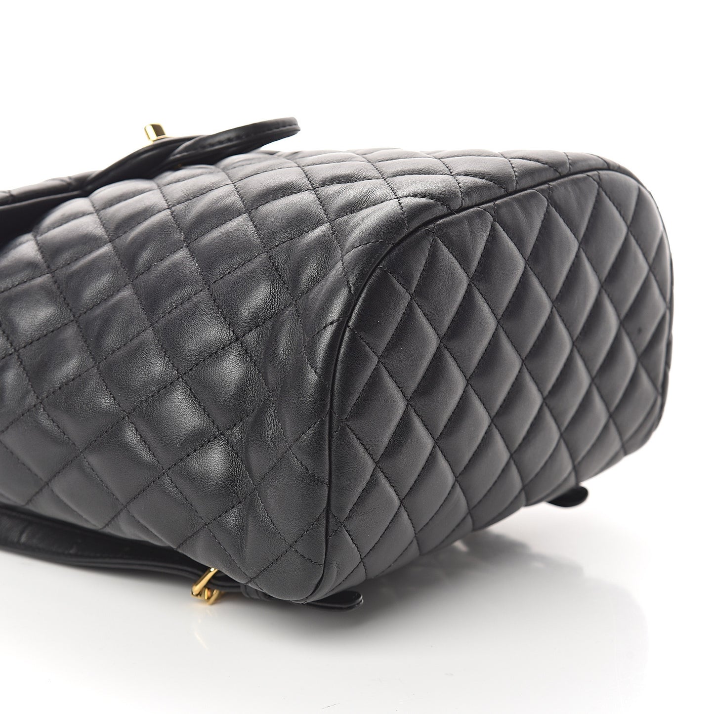 Lambskin Quilted Small Urban Spirit Backpack Black