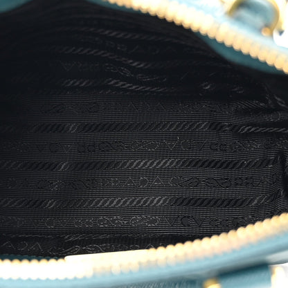 Prada Saffiano Lux Mini Promenade Tote Ottanio 5 of 13