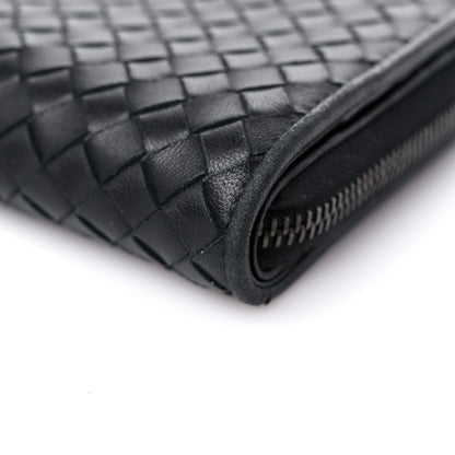 Bottega Veneta Nappa Intrecciato Zip Around Wallet Black 10 of 19