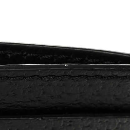 Gucci Calfskin Boar Effect GG Marmont Card Holder Black 15 of 15