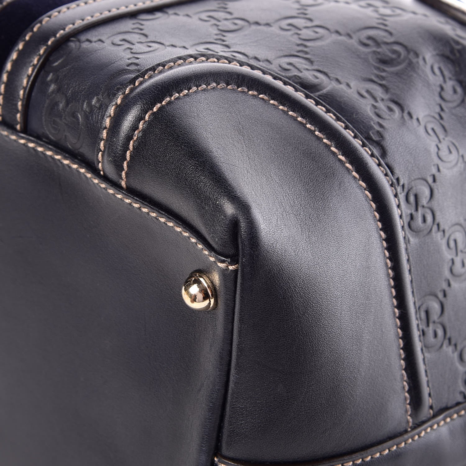 Gucci Guccissima Treasure Boston Black 10 of 18