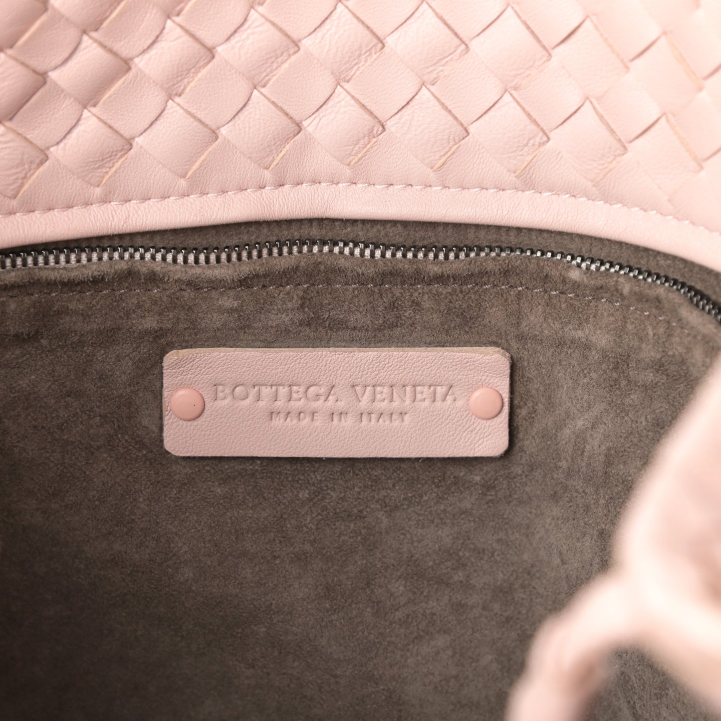Nappa Intrecciato Tote Bag Petal Pink