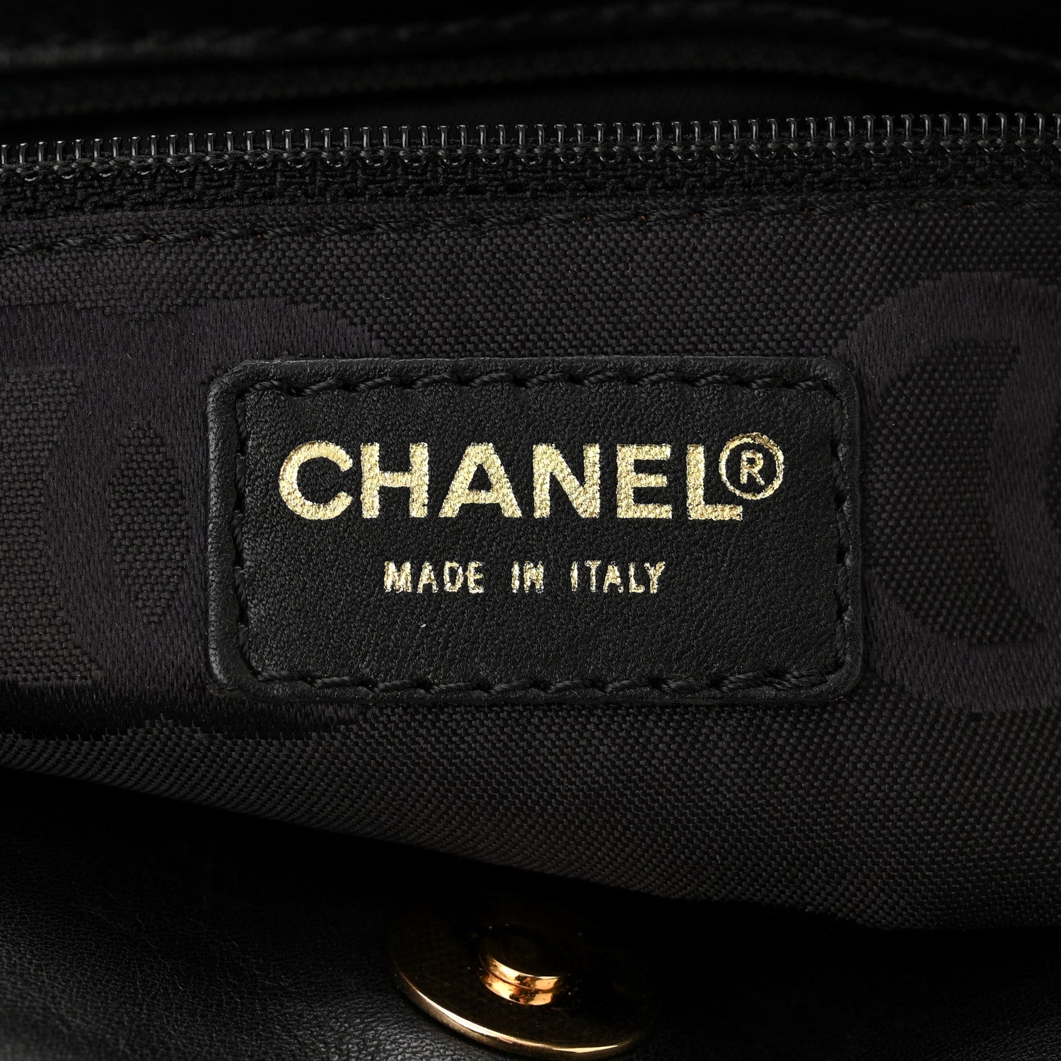 Chanel Calfskin Stitch Small Surpique Tote Black 6 of 12