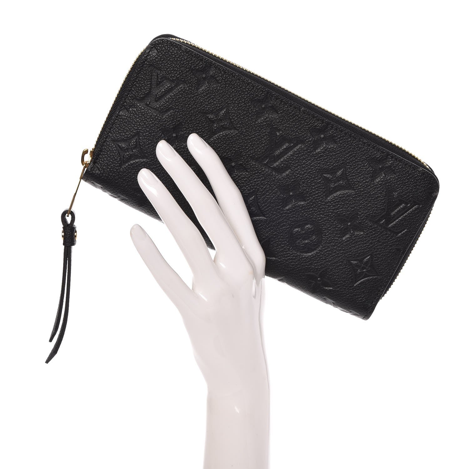 Louis Vuitton Empreinte Zippy Wallet Black 2 of 7